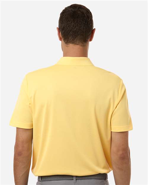 adidas A430 Men's Performance Piqué Polo - Almost Yellow - OnModelBack