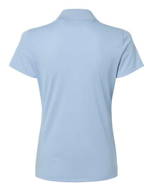 adidas A431 Women's Performance Piqué Polo - Glow Blue - Back