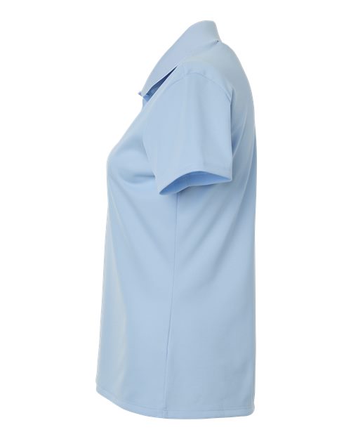 adidas A431 Women's Performance Piqué Polo - Glow Blue - DirectSide
