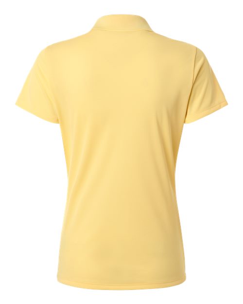adidas A431 Women's Performance Piqué Polo - Almost Yellow - Back