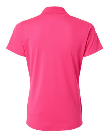 adidas A431 Women's Performance Piqué Polo - Lucid Pink - Back