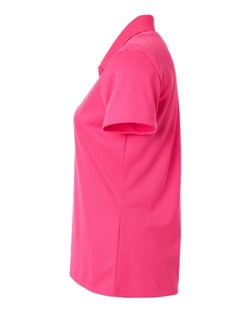 adidas A431 Women's Performance Piqué Polo - Lucid Pink - DirectSide