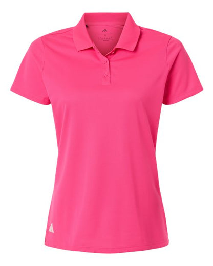 adidas A431 Women's Performance Piqué Polo - Lucid Pink - Front