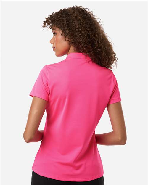 adidas A431 Women's Performance Piqué Polo - Lucid Pink - OnModelBack