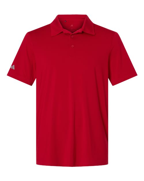 adidas A514 Men's Ultimate365 Solid Polo - Power Red - Front
