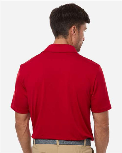 adidas A514 Men's Ultimate365 Solid Polo - Power Red - OnModelBack
