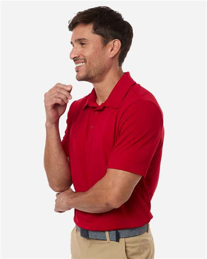 adidas A514 Men's Ultimate365 Solid Polo - Power Red - OnModelSide