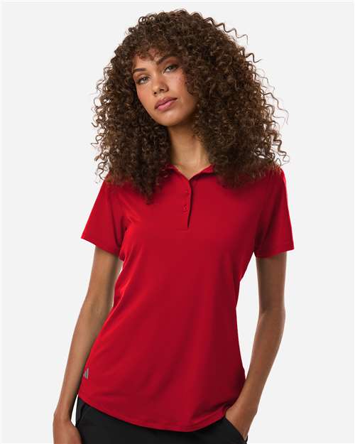 adidas A515 Women's Ultimate365 Solid Polo - Power Red - OnModelFront
