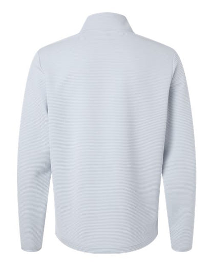 adidas A588 Men's Spacer Quarter-Zip Pullover - Halo Blue - Back