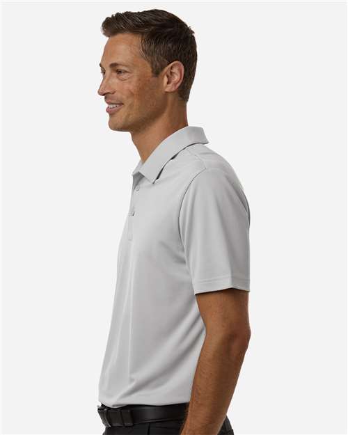 adidas A719 Men's Performance 3-Stripes Climacool Polo - Grey Two - OnModelSide