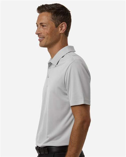 adidas A719 Men's Performance 3-Stripes Climacool Polo - Grey Two - OnModelSide