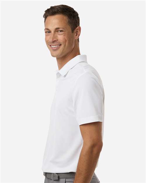 adidas A719 Men's Performance 3-Stripes Climacool Polo - White - OnModelSide
