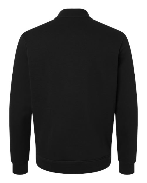 adidas A721 Men's Elevated Fleece Quarter-Zip Pullover - Black - Back