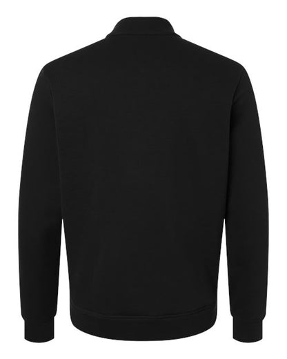 adidas A721 Men's Elevated Fleece Quarter-Zip Pullover - Black - Back
