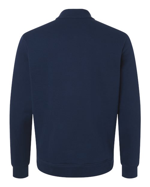 adidas A721 Men's Elevated Fleece Quarter-Zip Pullover - Collegiate Navy - Back