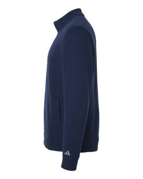 adidas A721 Men's Elevated Fleece Quarter-Zip Pullover - Collegiate Navy - DirectSide