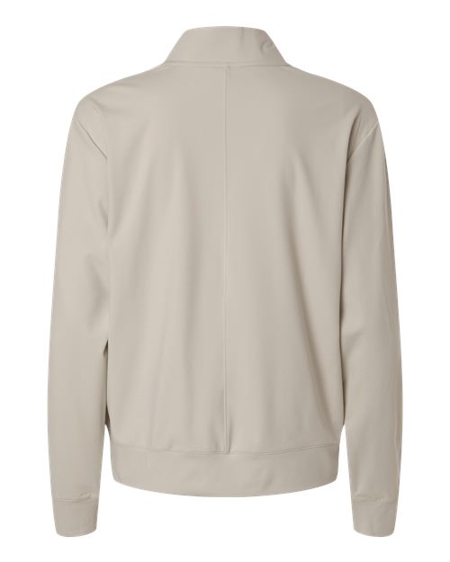 adidas A1002 Women's Ultimate365 Quarter-Zip Pullover - Wonder Alumina - Back