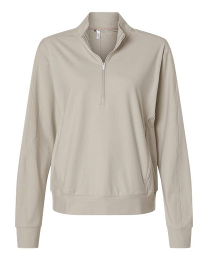 adidas A1002 Women's Ultimate365 Quarter-Zip Pullover - Wonder Alumina - Front