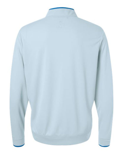 adidas A2002 Men's Performance Lightweight Quarter-Zip Pullover - Crystal Sky - Back