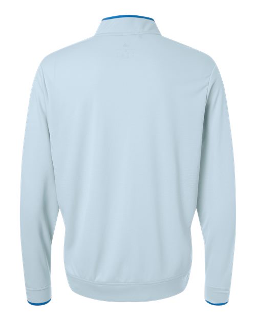 adidas A2002 Men's Performance Lightweight Quarter-Zip Pullover - Crystal Sky - Back