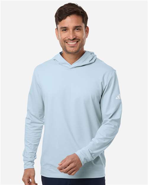 adidas A2009 Men's Ultimate365 Elevated Hoodie - Crystal Sky - OnModelFront