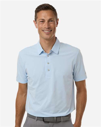 adidas A2013 Men's Ultimate365 Tour Twistknit Polo - Crystal Sky - OnModelFront