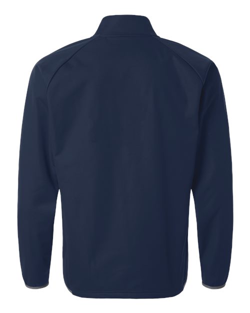 adidas A2027 Men's Ultimate365 Wind Quarter-Zip Pullover - Collegiate Navy - Back