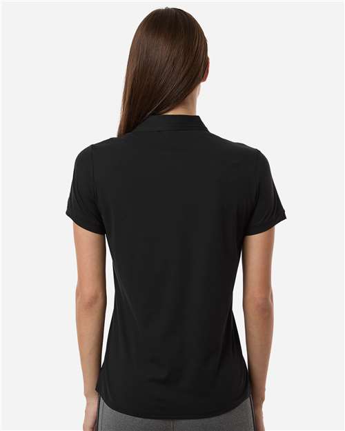 adidas A1016 Women's Ultimate365 Tour Twistknit Polo - Black - OnModelBack