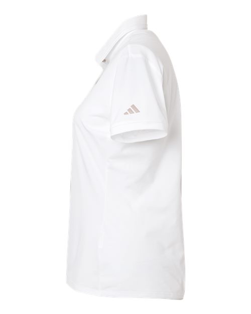 adidas A1016 Women's Ultimate365 Tour Twistknit Polo - White - DirectSide