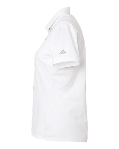 adidas A1016 Women's Ultimate365 Tour Twistknit Polo - White - DirectSide