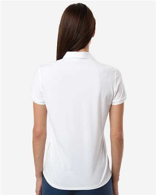 adidas A1016 Women's Ultimate365 Tour Twistknit Polo - White - OnModelBack