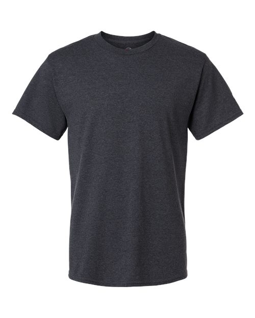 Champion CH1000 Unisex Jersey T-Shirt - Charcoal Heather - Front
