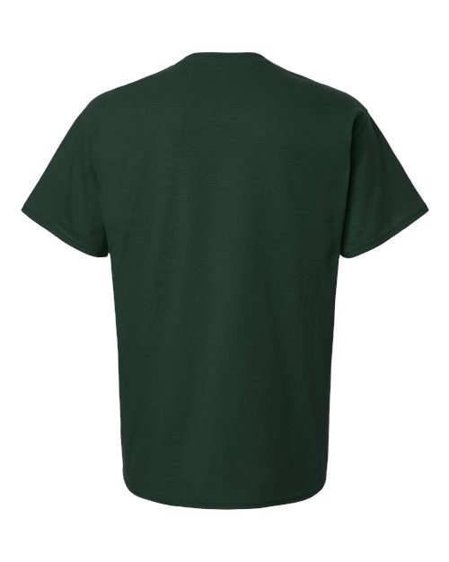 Champion CH1000 Unisex Jersey T-Shirt - Dark Green - Back