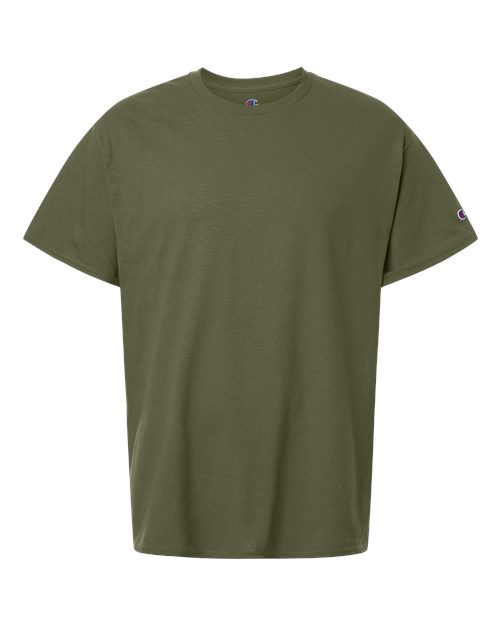 Champion CH1000 Unisex Jersey T-Shirt - Fresh Olive - Front