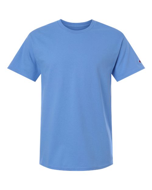 Champion CH1000 Unisex Jersey T-Shirt - Light Blue - Front