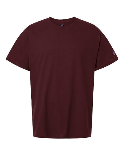 Champion CH1000 Unisex Jersey T-Shirt - Maroon - Front