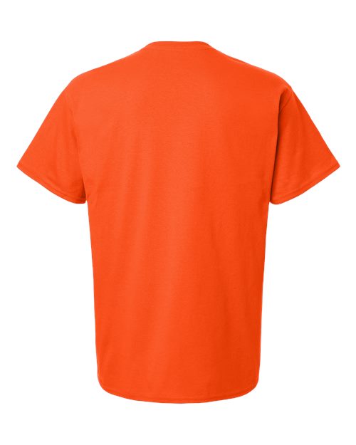 Champion CH1000 Unisex Jersey T-Shirt - Orange - Back