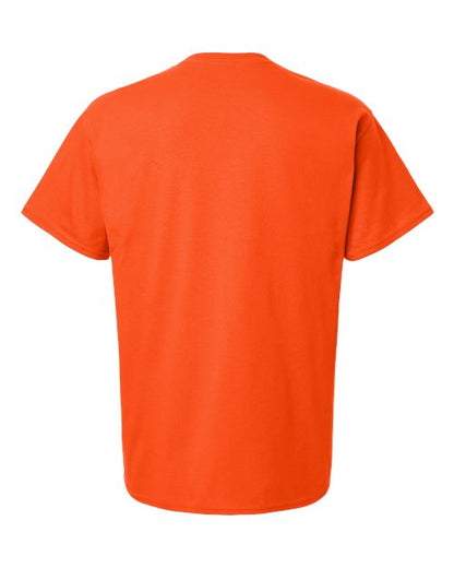 Champion CH1000 Unisex Jersey T-Shirt - Orange - Back