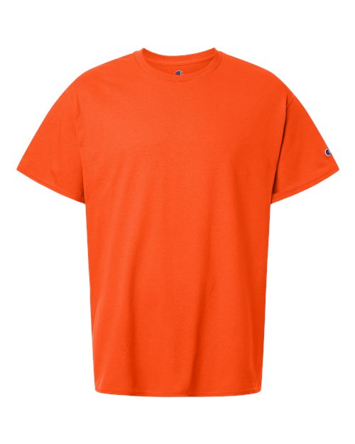 Champion CH1000 Unisex Jersey T-Shirt - Orange - Front