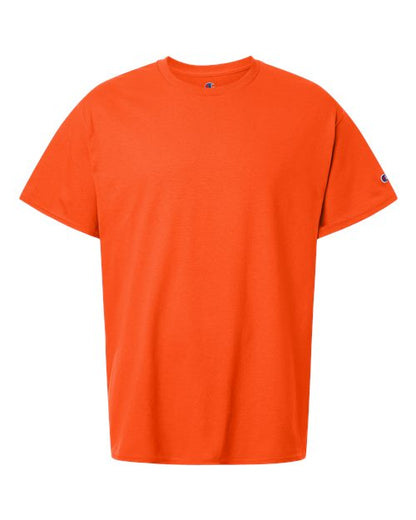 Champion CH1000 Unisex Jersey T-Shirt - Orange - Front