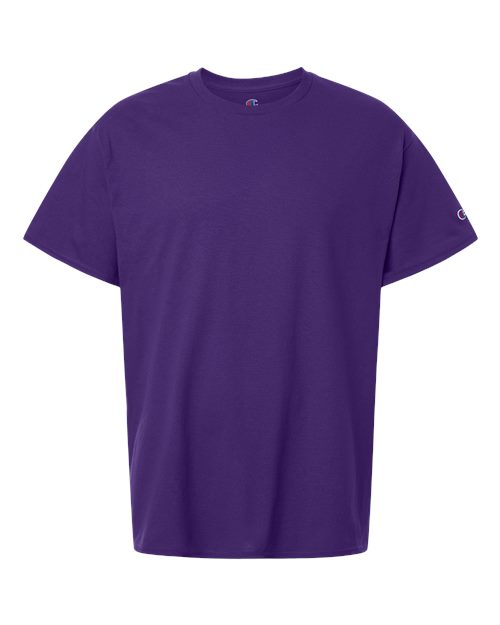 Champion CH1000 Unisex Jersey T-Shirt - Champion Purple - Front