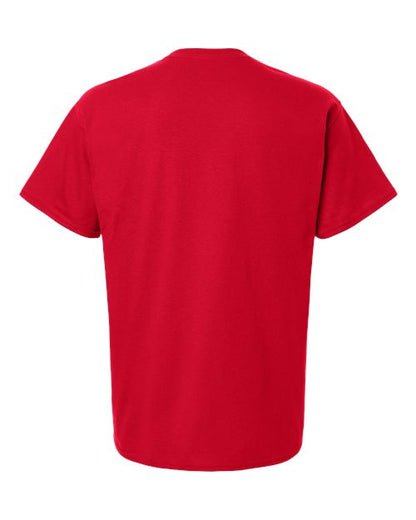 Champion CH1000 Unisex Jersey T-Shirt - Red - Back