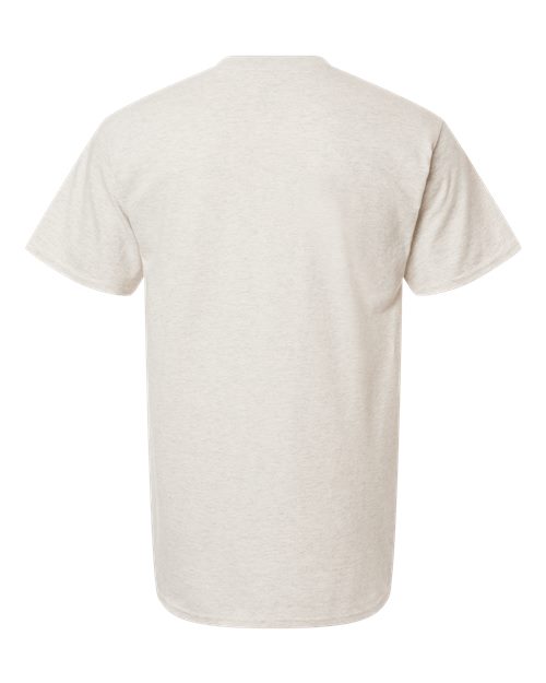 Champion CH1000 Unisex Jersey T-Shirt - Oatmeal Heather - Back