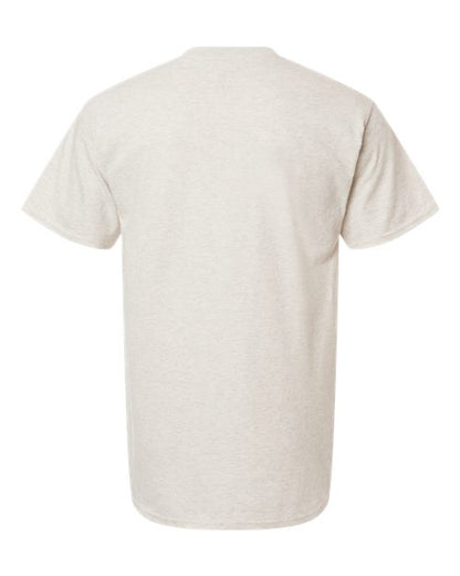 Champion CH1000 Unisex Jersey T-Shirt - Oatmeal Heather - Back