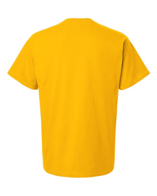 Champion CH1000 Unisex Jersey T-Shirt - Yellow Cab - Back