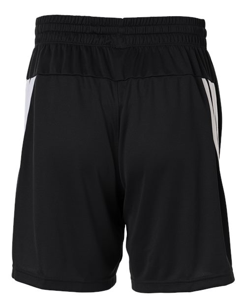 adidas AT300 Men's 3-Stripes 7" Shorts - Black/ White - Back