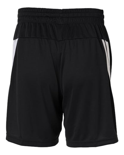 adidas AT300 Men's 3-Stripes 7" Shorts - Black/ White - Back