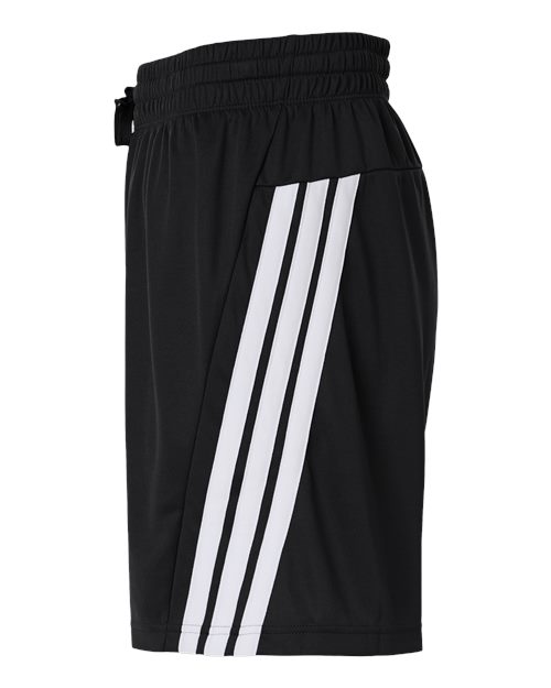 adidas AT300 Men's 3-Stripes 7" Shorts - Black/ White - DirectSide