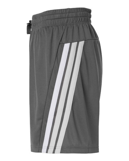 adidas AT300 Men's 3-Stripes 7" Shorts - Team Grey Four/ White - DirectSide