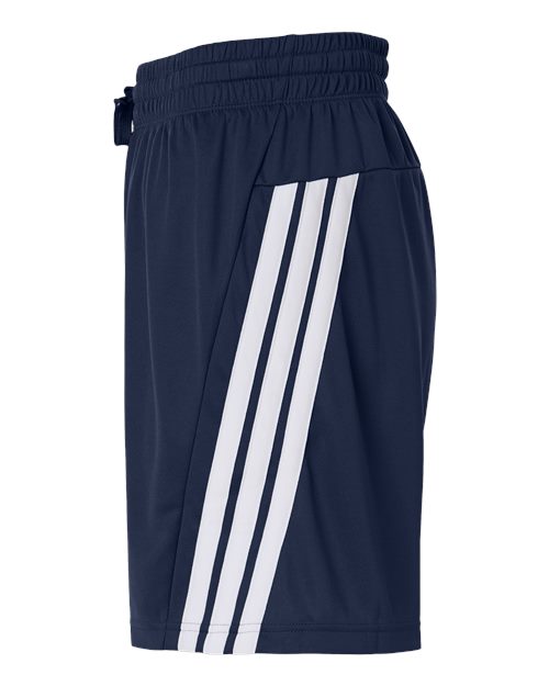 adidas AT300 Men's 3-Stripes 7" Shorts - Team Navy Blue/ White - DirectSide